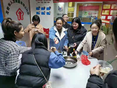 2020年12月企動力好工作人才網冬至吃餃子